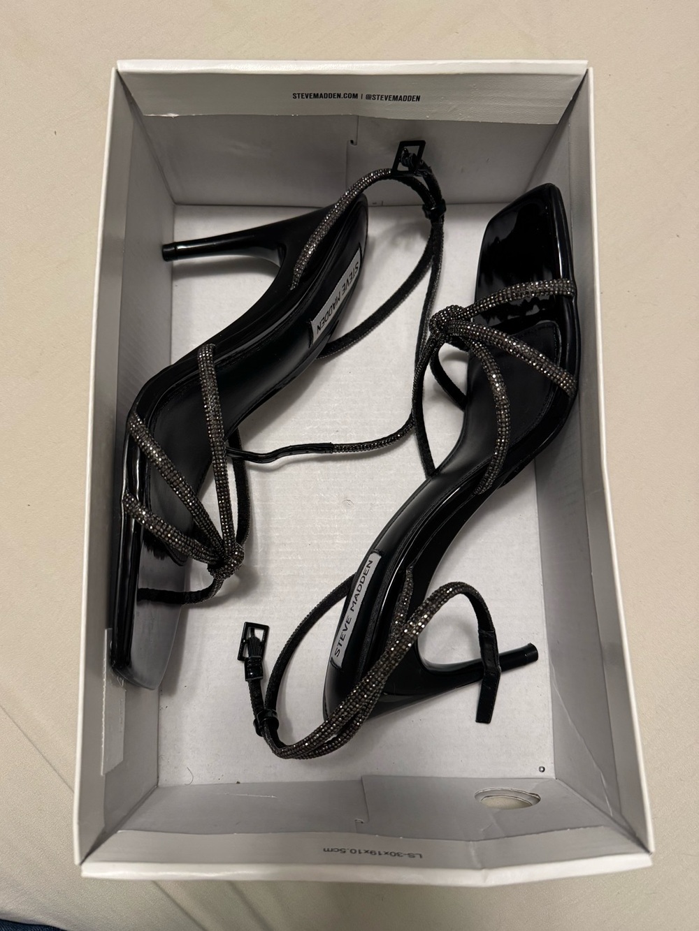 Steve Madden Libbee Rhinestone Sandal - Picture 5 of 7